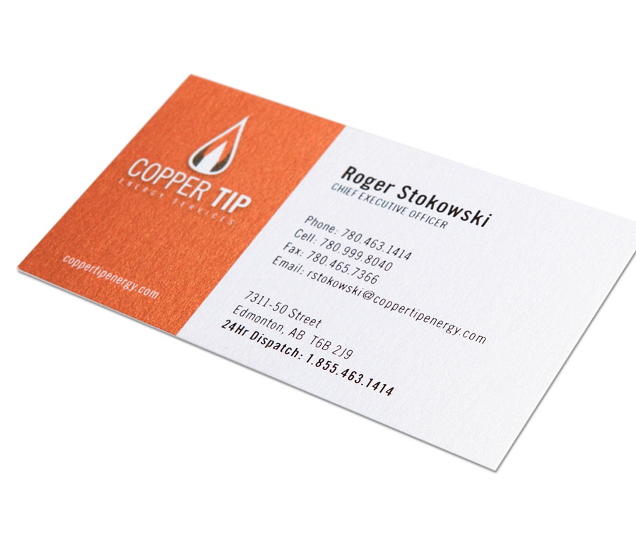 Copper Tip Energy Business Card